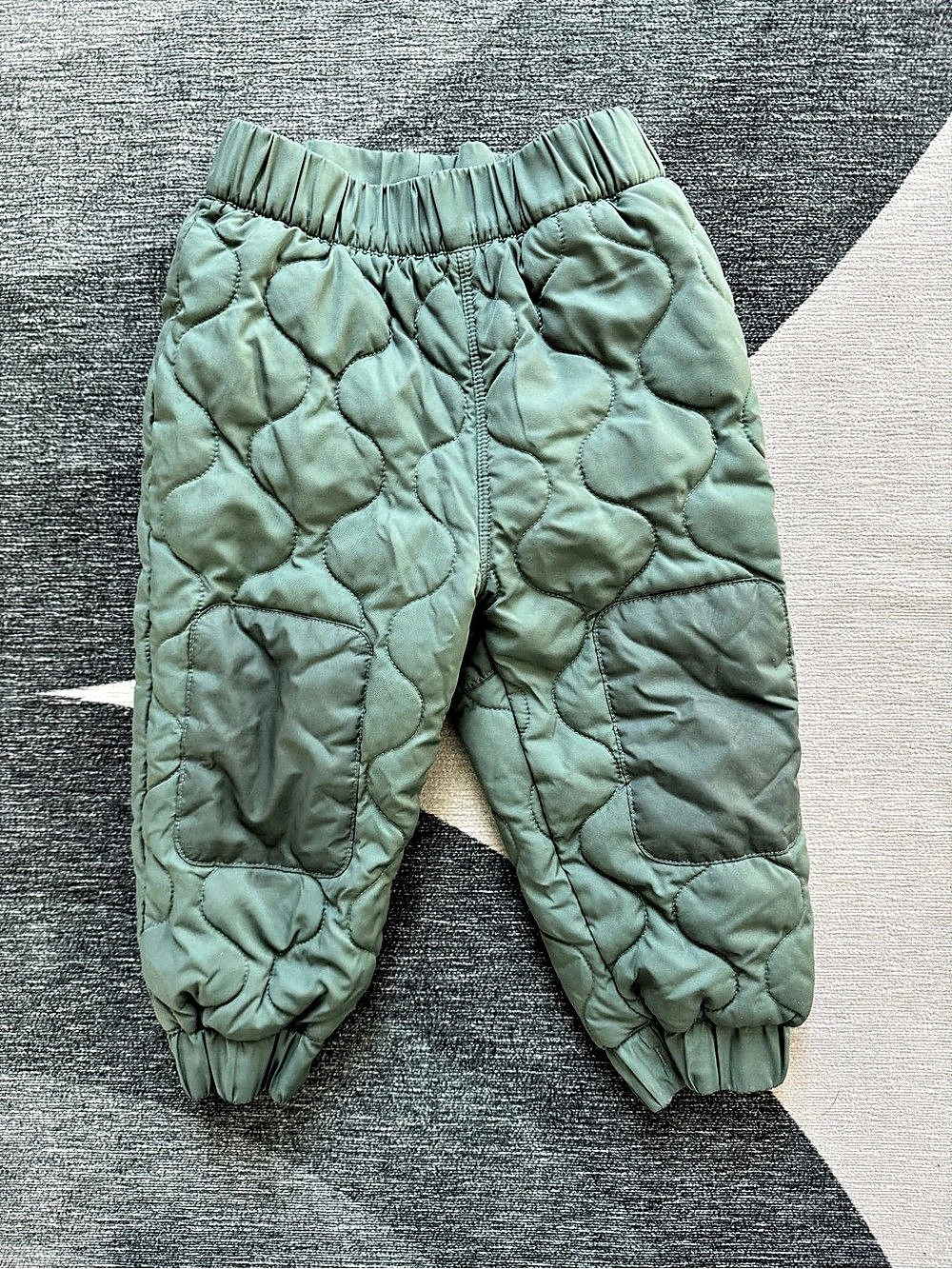 Patagonia Quilted Pants in Green Size 12-18M Like New